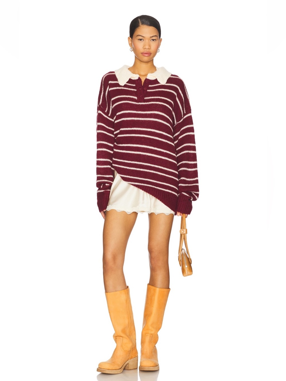 Lioness Polo Collar Sweater